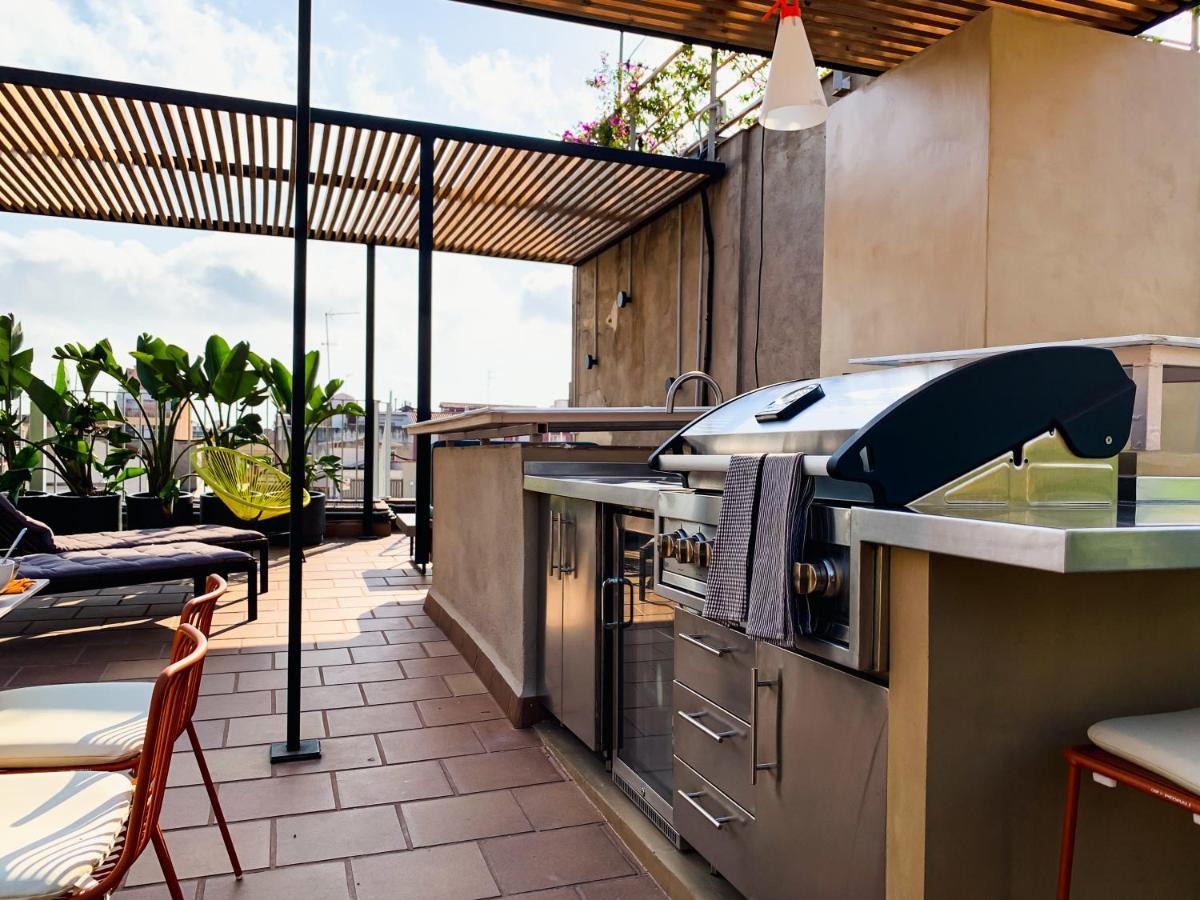 Incredible 2Br Penthouse With Urban Rooftop Garden Barcelona Exterior foto